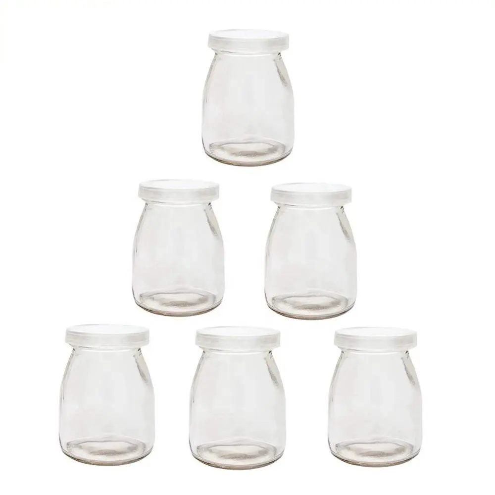 Sữa Chua Lọ Pudding Jar Với Nắp Thủy Tinh Sữa Chua Với Nắp Nhựa