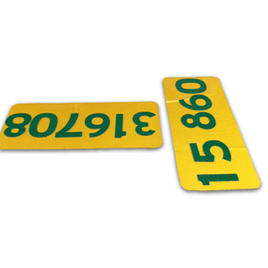 Hochs icht bares reflektieren des Adress schild Langlebiger Straßennummern-Falt aufkleber für die Notfall identifikation im Haus/Geschäft - Product Image 6