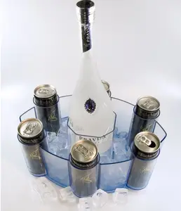 Bebidas de energia personalizadas da cor pode vodka balde de gelo