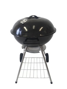 <span class=keywords><strong>Barbecue</strong></span> au <span class=keywords><strong>charbon</strong></span> de bois portable de 17 pouces, appareil de cuisson avec <span class=keywords><strong>chariot</strong></span> pour la maison, le jardin, le camping, l'extérieur, en acier filé - Product Image 4