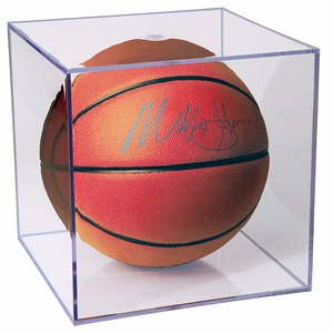 Nouveau Cube personnalisé boules acryliques transparentes souvenirs protection UV <span class=keywords><strong>vitrine</strong></span> carré boîte de présentation de base-ball - Product Image 5