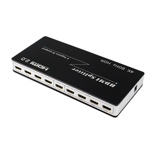 Yunzuo OEM hỗ trợ 3D 4K x 2K 1x8 HDMI Splitter 1 trong 8 ra HDMI 2.0 phiên bản video âm thanh Splitter với EDID - Product Image 2