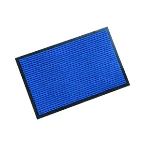 PVC backing needle punched double rib door mat