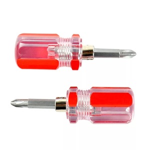 Mini 2 In1 Dual Function <strong>Short</strong> Cross Shaped Screw Driver Slotted <strong>Screwdriver</strong>