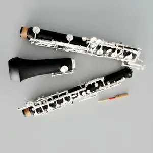 Prix extrêmement compétitif standard bakélite plaqué argent clés hautbois/jouer scène instruments à vent