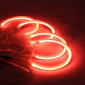 Vòng Halo Bán Nguyệt 131Mm 146Mm Ccfl Angel Eyes Cho Bmw E46 Không Chiếu - Product Image 3