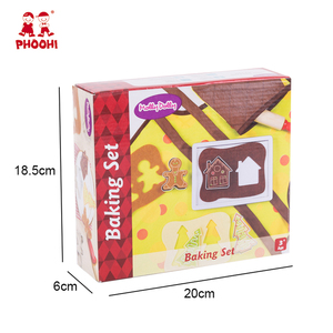 Bebé pretend <span class=keywords><strong>juego</strong></span> <span class=keywords><strong>de</strong></span> alimentos juguete <span class=keywords><strong>de</strong></span> madera cookies baking set para niños 3 + - Product Image 6