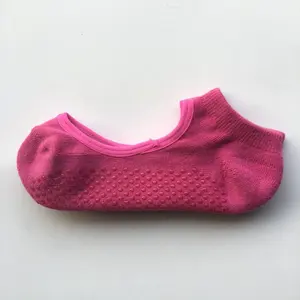 Chaussettes de Pilates en coton pour femmes, demi-cheville de Yoga, coupe ouverte, Style Bella, sous-aisselle en caoutchouc, antidérapantes