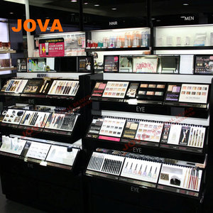 Étagère de magasin noire, présentoir de cosmétiques L'Oréal, mobilier de magasin, étagère/présentoir - Product Image 3