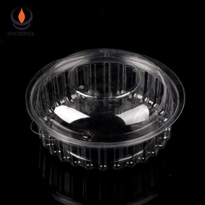 Shanghai manufacturer plastic fruit salad packaging cups container