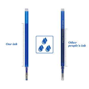 Penne a Sfera con Punta Fine da 1,0 mm, Cancellano gli Errori, Linee Morbide per Disegno e Scrittura (Blu, Confezione da 12 con Ricariche) - Product Image 1
