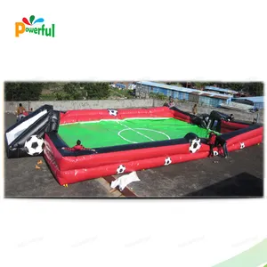 Indoor football pitch inflatable soap soccer field for football sport for sale