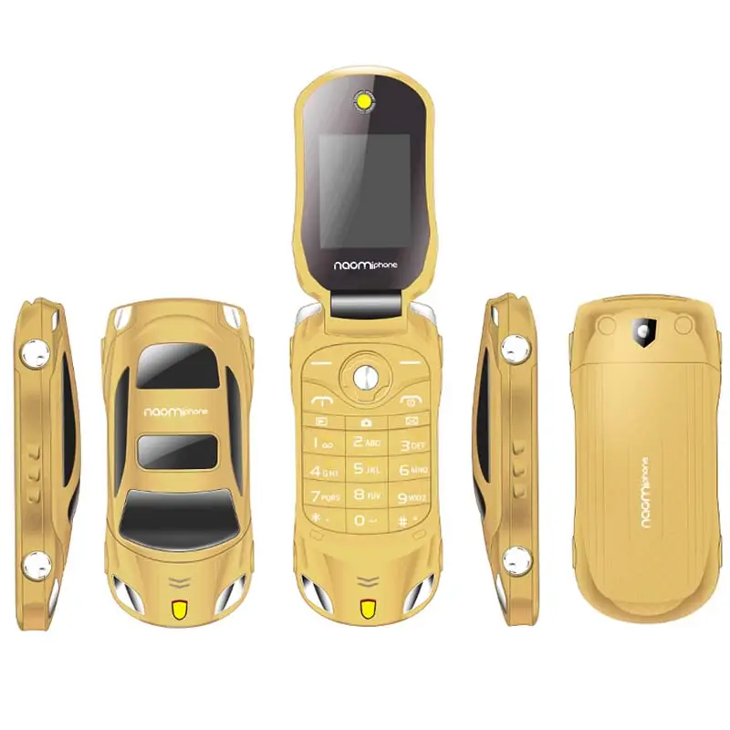 Car shape new flip phone small mini mobile phone