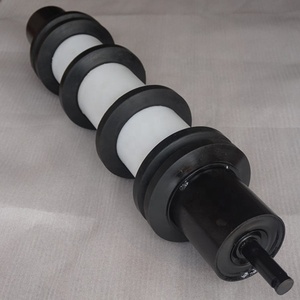 6 Inch Dia PU Conveyor <strong>Return</strong> Urethane Comb Rubber Conveyor <strong>Roller</strong>