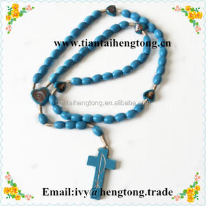 <span class=keywords><strong>Rosario</strong></span> barato, collar <span class=keywords><strong>de</strong></span> madera, <span class=keywords><strong>Rosario</strong></span> religioso <span class=keywords><strong>de</strong></span> cuentas ovaladas con icono <span class=keywords><strong>de</strong></span> la Virgen María y Dive mercy - Product Image 5