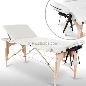 เตียงนวดพกพา 3 ตอน ทำจากไม้ พร้อมกระเป๋าหิ้ว - Product Image 1