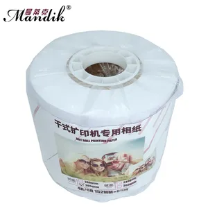 260gsm 152mm*65m(4R/6R) RC luster dry minilab roll for inkjet printing