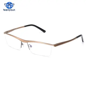 Wholesale Brand Prescription Glasses Frames Aluminium Magnesium-Alloy Frame Spectacle Eyeglasses optimum optical Myopia Glasses