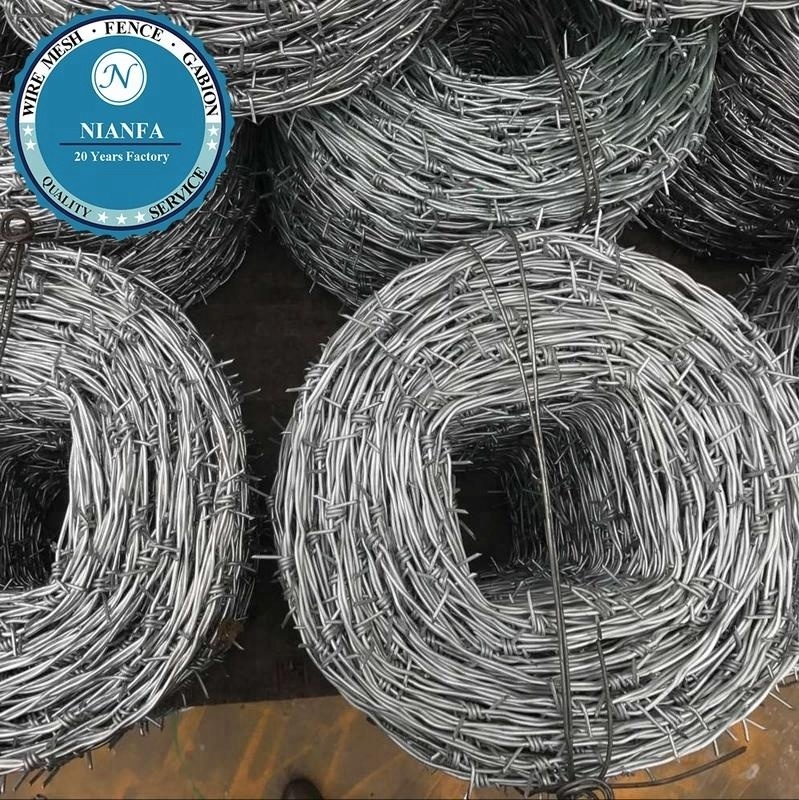 Использованная Оцинкованная железная колючая проволока