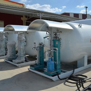 Miniestación móvil de llenado de cilindros de gas GLP, estación de propano sobre plataforma - Product Image 6