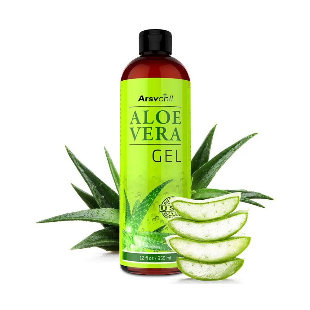 Organik Aloe Vera yağı için saç, yüz ve cilt için süper etkili saç büyüme