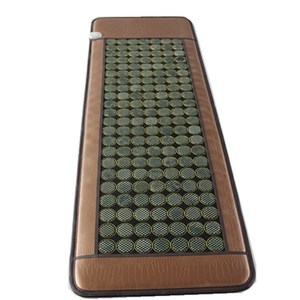 Tek boyutu <span class=keywords><strong>60</strong></span>*190cm 154 taşlar vücut tedavi termo tıbbi sağlık kızılötesi yeşim yatak