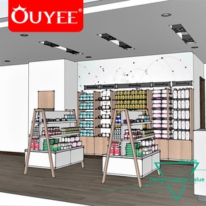 Design Moderno per Farmacia, Bancone in <span class=keywords><strong>Legno</strong></span> per Negozio di Articoli Medici, Design d'Interni - Product Image 5