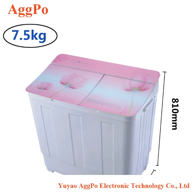 7,5 кг Двойная ванна, полуавтоматическая стиральная машина, специальная цена, пластиковая стеклянная крышка, домашняя стиральная машина, фабрика