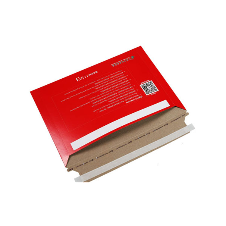 Cardboard Envelope Grey Customized Size Express Delivery Fast Express or Logistic Enterprise with String Tie for Courier Company