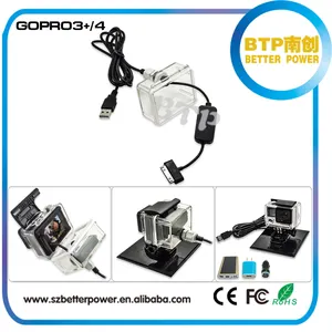 Usb kabel für gopro zubehör dummy batterie GP-403 mit wasserdicht fall