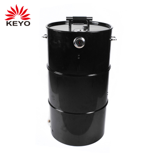 <span class=keywords><strong>Barbecue</strong></span> <span class=keywords><strong>fumoir</strong></span> à charbon de bois multifonctionnel de 20 pouces en forme de baril pour l'extérieur - Product Image 6