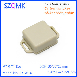 <span class=keywords><strong>Caja</strong></span> de Conexiones de Pared de <span class=keywords><strong>Doble</strong></span> Apertura y <span class=keywords><strong>Doble</strong></span> <span class=keywords><strong>Enchufe</strong></span>, Fabricada en ABS, para Instalación DIY, IP54, Negra/Beige - Product Image 2