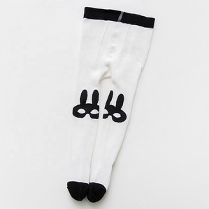 Calcetines de bebé personalizados novedad venta al por mayor Panda blanco y negro lindo - Product Image 2