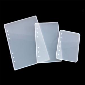DIY <strong>Cake</strong> <strong>Tools</strong> Epoxy Jewelry Notebook Silicone Mold A5 A6 A7 Notebook Cover Silicone Resin Mold - Product Image 3
