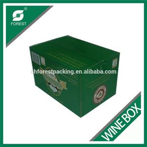 CUSTOM MADE ONDULÉ 24 PACK BOUTEILLES DE BIÈRE CARTON BOÎTE PLEINE COULEUR IMPRESSION <span class=keywords><strong>VIN</strong></span> BOÎTES D'EMBALLAGE - Product Image 4