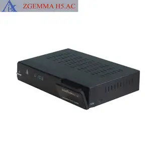 ATSC HD DVB-S2 מקלט לווין עם חיבור לאינטרנט Zgemma H5.AC H.265 HEVC נתמך