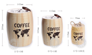 Mini barili di legno decorativi personalizzati per <span class=keywords><strong>secchiello</strong></span> per caffè e caffè - Product Image 5