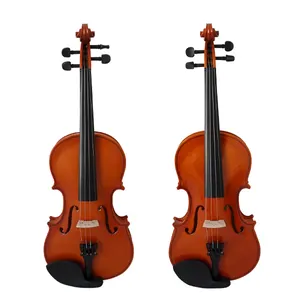 Sinomusikブランド楽器合板4/4初心者のための小さな44バイオリンバイオリン