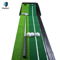 Tapis de Pratique de Golf d'Intérieur en Plastique avec Retour Automatique de Balle, Nouveau Design Personnalisé, Logo Personnalisé, Vente en Gros