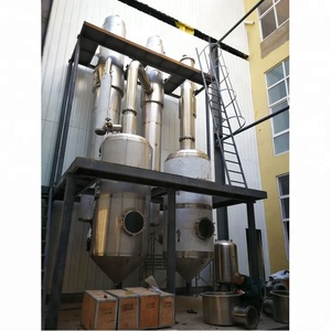 Évaporateur à film tombant à double effet avec pompe à vapeur et économie d'énergie pour le <span class=keywords><strong>lait</strong></span> concentré - Product Image 2