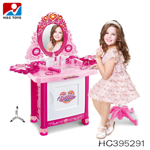 Pink <strong>Princess</strong> Vanity <strong>Table</strong> Kids <strong>Dressing</strong> <strong>Table</strong> for Little Girls - Product Image 5