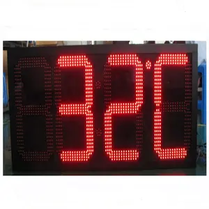 16inch 88:88C/F remote outdoor led clock and timer display/ large digital timer led clock