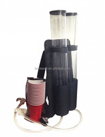 Gunai — sac à dos en plastique, Tube unique de bière, distributeur pour l'extérieur, vente en gros