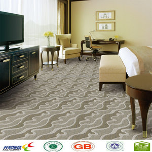 Hotel de pared a pared alfombra de la sala alfombra copetuda en stock - Product Image 1
