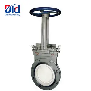 8 Size Water 4 Inch 6 3 Way Wcb Butt Weld Ceramic Seat Open Knife Gate Valve With Handwheel