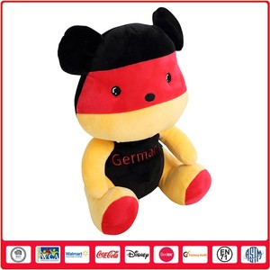 Nette Persönlichkeit Plüsch Teddybär mit Flagge auf den Körper - Product Image 1