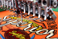 Yeshi 12 tête haute qualité Logo plat vêtement ordinateur comme Fortever broderie informatisé monogramme Machine Machine 246