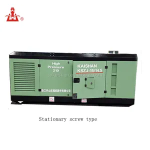 Kaishan KSZJ 31-25 Stationary Diesel Screw Air Compressor for digging With Yuchai Engine
