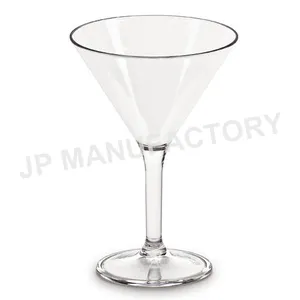 ポリカーボネートワイングラス10オンスプラスチックマティーニグラス壊れないウイスキーガラス