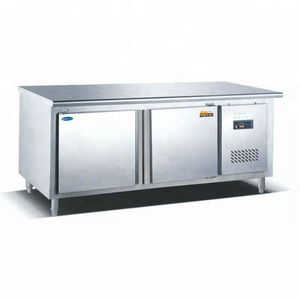 Attrezzature da cucina sotto il contro <span class=keywords><strong>doppia</strong></span> <span class=keywords><strong>porta</strong></span> <span class=keywords><strong>frigorifero</strong></span> banco di lavoro - Product Image 1